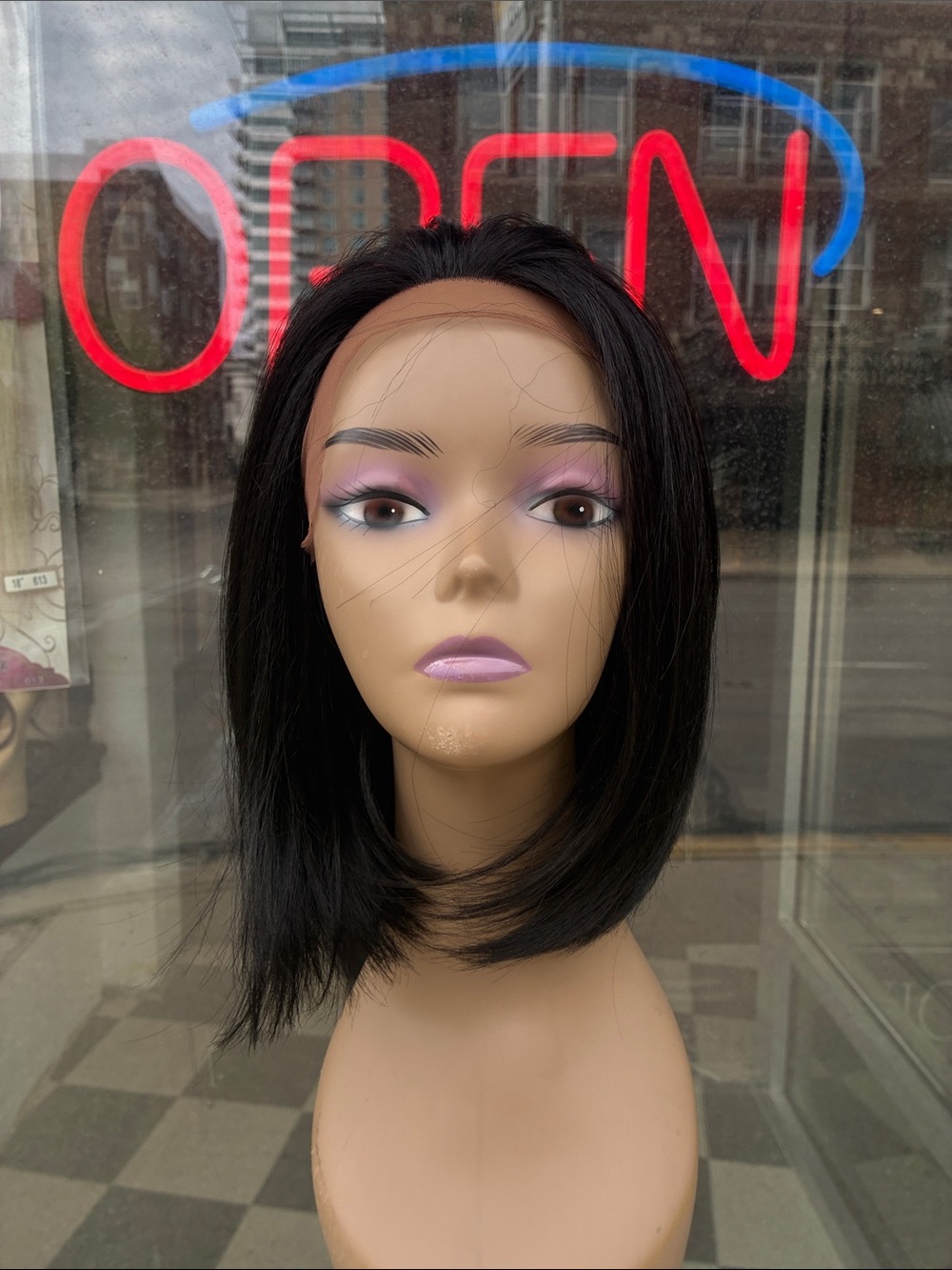 Black Straight Bob Wig - Women Hair